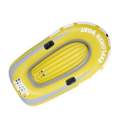 PVC Inflatable Kayak – 2-Person Canoe for Rowing, Fishing, Drifting & Diving Air Boat