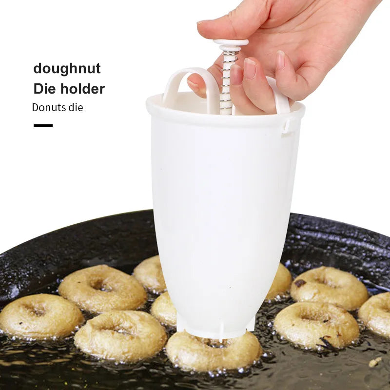 1-10PCS Plastic Manual Donut Maker - DIY Deliciousness