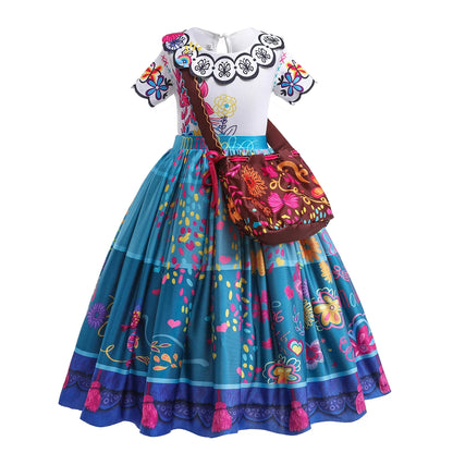 2026 Girls Princess Costume Dress - Elsa, Anna, Snow White, Aurora, Moana, Rapunzel, Mermaid & Belle Carnival Cosplay Party Outfit