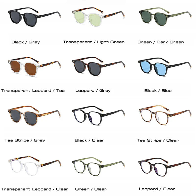 SHAUNA Retro Square Polarized Sunglasses — Fashion Rivet-Decorated Shades for Women & Men, UV400 Driving Sun Glasses