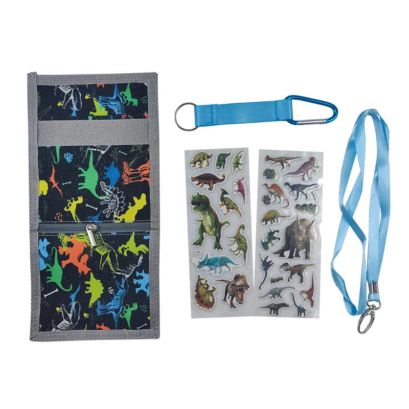 Kids Trifold Casual Wallet – Multifunctional Youth Wallet with Zipper Coin Pocket & Card Holders, Perfect Gift for Children