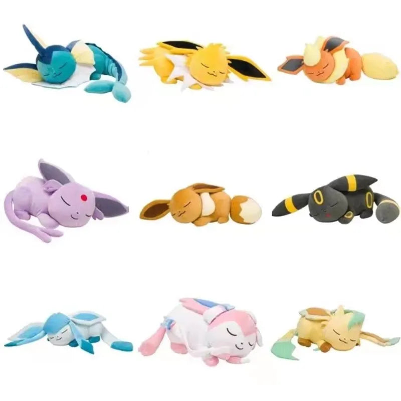 Original Eeveelution Large Plush Toy — Sylveon, Espeon, Umbreon & Leafeon Stuffed Dolls
