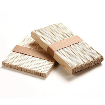 50/100PCS Disposable Wooden Hair Removal Wax Sticks – Body Depilation Spatula Applicators, Beauty Tools