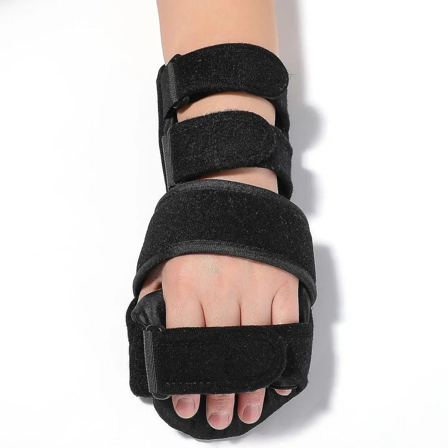 Adjustable Hand Brace for Stroke Recovery — Finger and Wrist Support Splint for Night Use, Arthritis & Tendonitis Relief