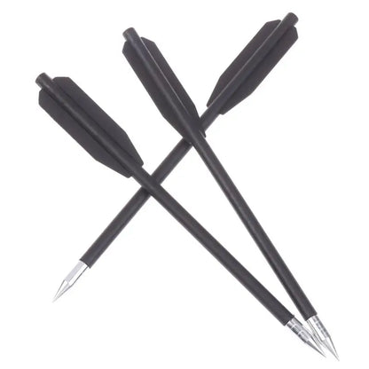 12PCS Black Dart Set - Rubber Band Slingshot Short Arrows Accessories for Outdoor Target Practice & Play