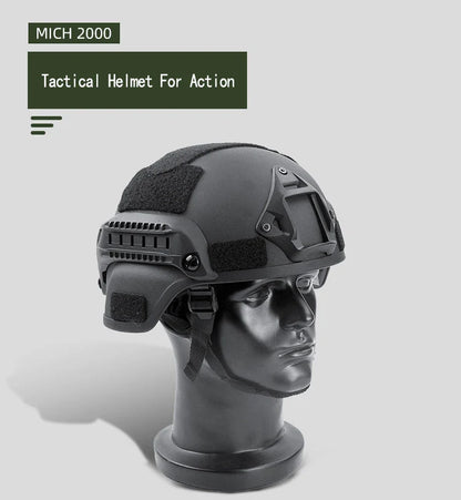 FAST MICH2000 Tactical Helmet – Airsoft MH Outdoor SWAT Paintball CS Protective Gear