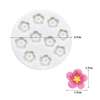 Flower Daisy Silicone Mold — Sugarcraft, Fondant & Cupcake Baking Tool for Cake Decoration