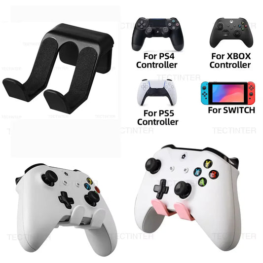 Wall Mount Stand for Switch Pro, PS5, PS4 & Xbox One Controllers — Headphone & Headset Holder Gaming Accessories
