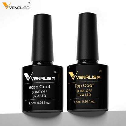VENALISA 7.5ml HEMA-Free Nail Gel Polish – VIP4 Semi-Permanent Soak-Off UV/LED Gel Varnish, Full Coverage Nail Lacquer
