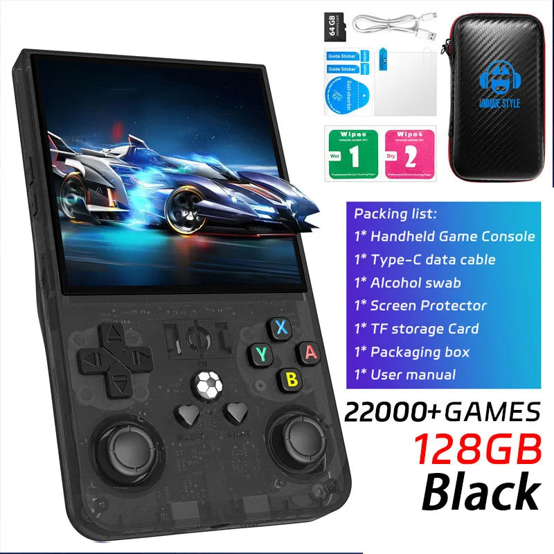 AISLPC R36MAX Retro Handheld Game Console – 4.0" IPS Linux System Portable Player with 128GB Games