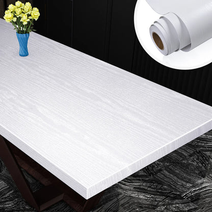 Self-Adhesive Waterproof Wood Grain Vinyl Wallpaper Roll – PVC Wall Sticker for Furniture Renovation & Bedroom Home Decor