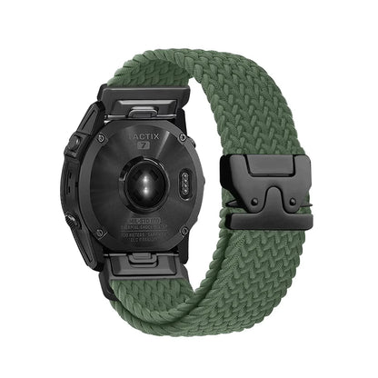 Nylon Quick Fit Watch Strap - 20mm 22mm 26mm Replacement Band for Garmin Fenix, Tactix & Instinct Series