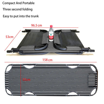 Portable Folding Car Bed – General Motors Co-Pilot Sleep Bed for Travel, Office Naps & Car Accessories
