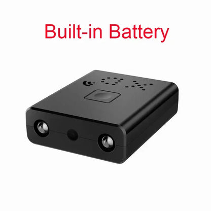 1080P HD Mini WiFi Camera Smallest Smart Home IP Cam with Night Vision Remote View Built-in Battery