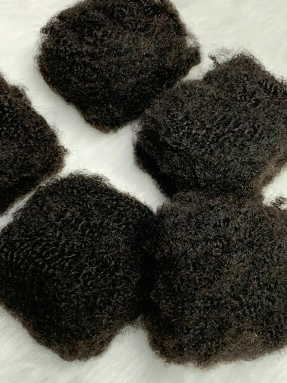 1Pc 30g Brazilian Afro Kinky Curly Remy Human Hair Bulk — No Weft Braiding Extensions for Locs & Braids
