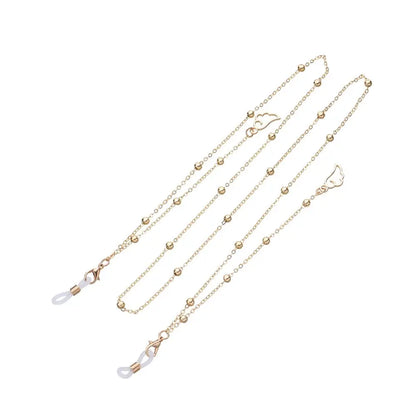 Women's Eyeglass Chain - Hollow Star & Pearl Beaded Lanyard for Sunglasses & Reading Glasses