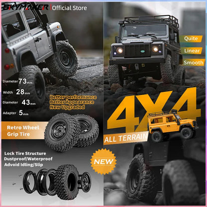 MN99s MN98 1:12 RC Rock Crawler – 2.4G 4WD Defender RTR Remote Control Car, 1/12 RC Truck Toys