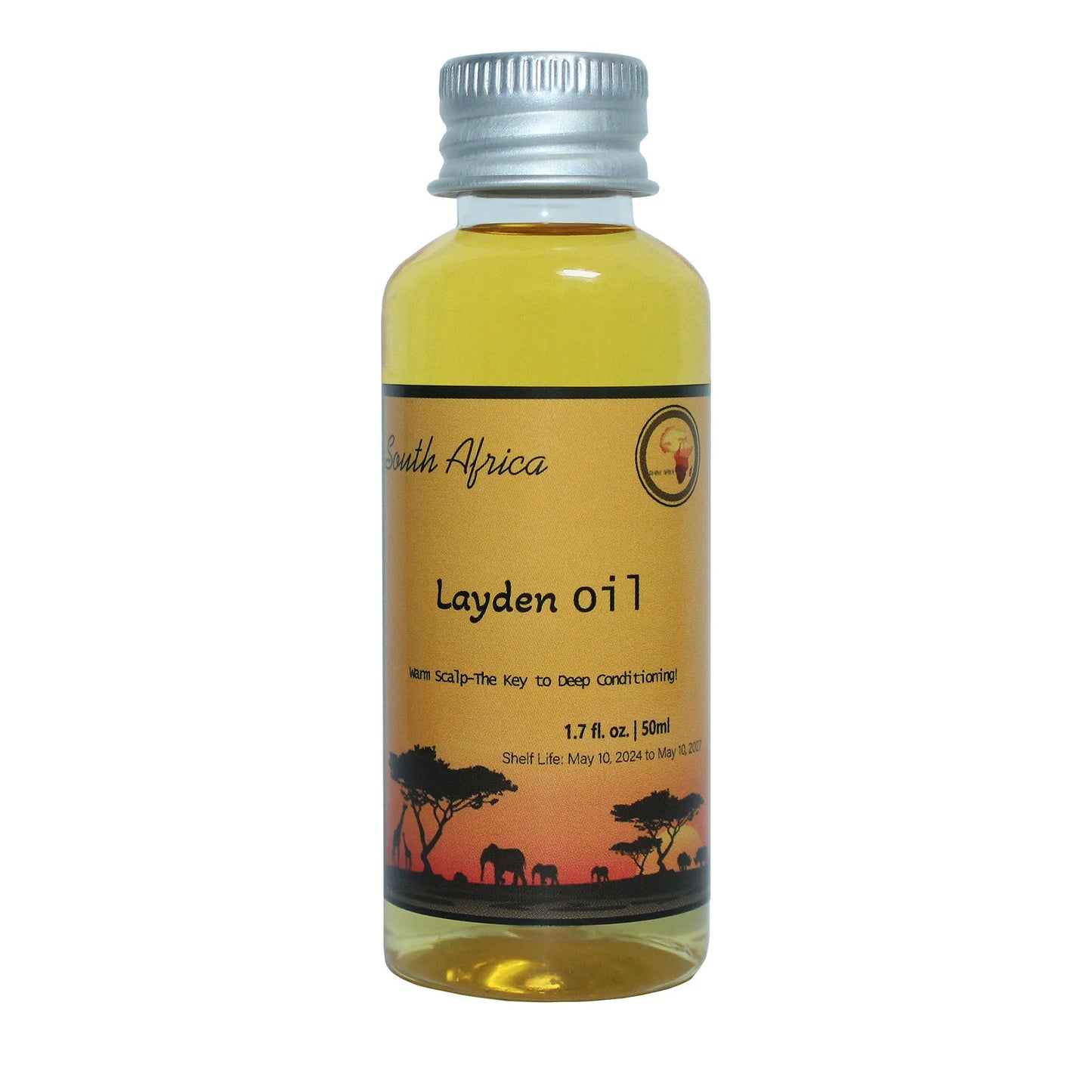 Artisanal African Traditional Layden Nourish Oil 50ml - Moisture Locking, Scalp & Hair Roots Strengthening