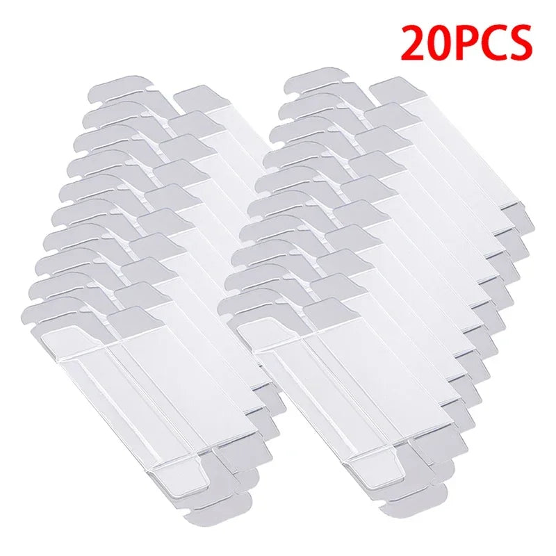 10/20/30/50/100pcs PVC Display Boxes — 1/64 Scale Car Model Toy Transparent Dustproof Exhibition Box for Collection & Gift Packaging