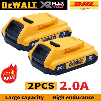 100% Original DEWALT 20V Battery – Compatible with DCB606, DCB205, DCB206, DCBGene, DCB200 MAX, 6AH & 9AH