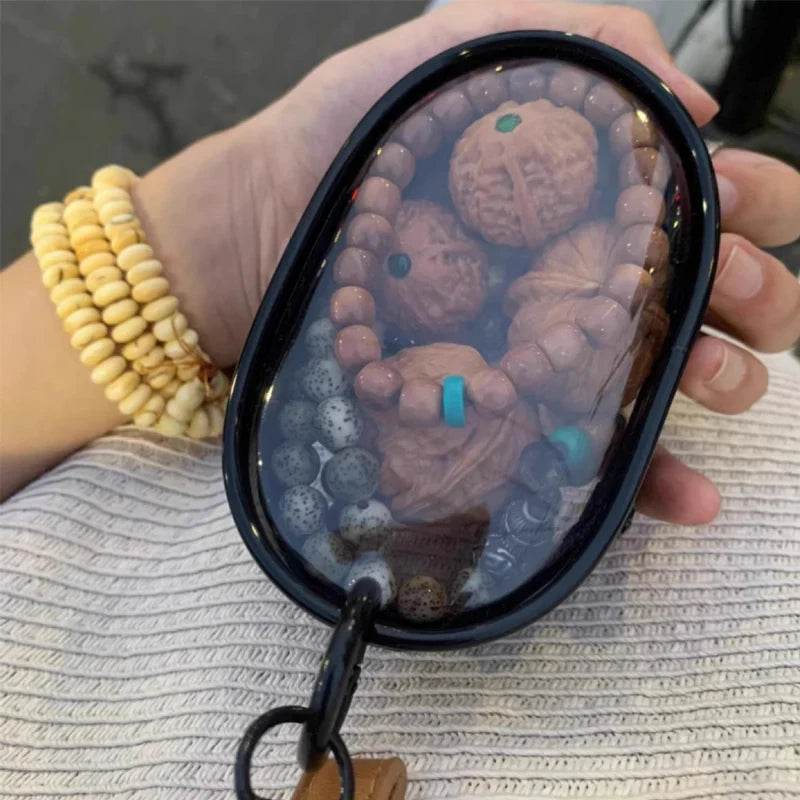 Transparent Jewelry Organizer Storage Box - Pouch, Keychain Bag, Thicken Wallet, Cute Doll Bag for Organized Storage