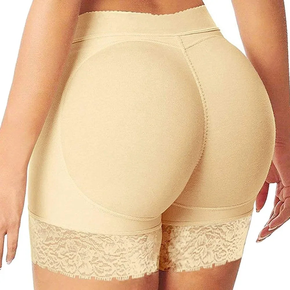 Women's Soft Breathable Butt Lifter Panties – High-Waist Push-Up Padded Cotton Underwear