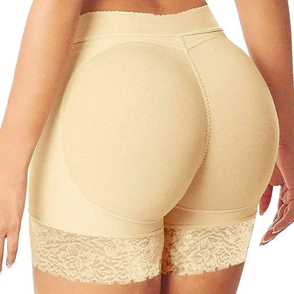 Women's Soft Breathable Butt Lifter Panties – High-Waist Push-Up Padded Cotton Underwear