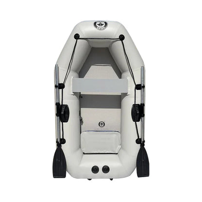 Solar Marine 2-Person Inflatable PVC Fishing Boat – 2M Wear-Resistant Kayak Canoe with Free Accessories