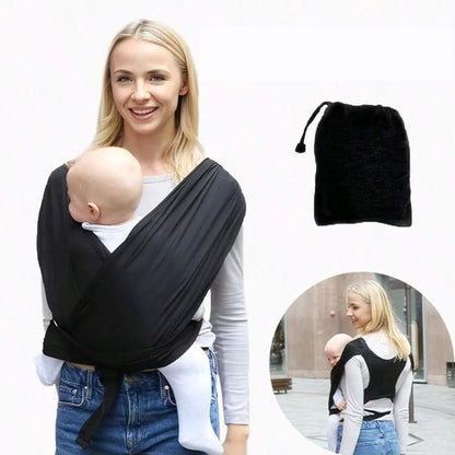 Ergonomic Baby Backpack Carrier - X-Shaped Newborn Sling with Comfortable Outdoor Support Straps
