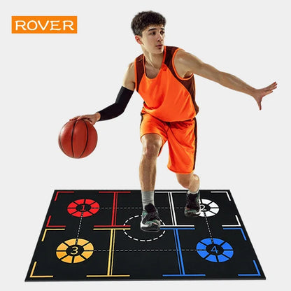 Basketball Training Mat – Non-Slip, Soundproof Indoor Ball Control & Dribbling Drill Mat for Kids & Teens