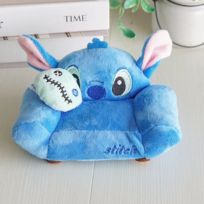 17cm Labubu Doll Storage Bag — Cute Transparent Cotton Crossbody Bag for Toy Display & Mini Sofa Accessories