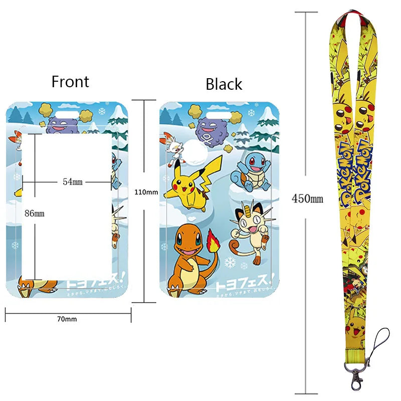 Neck Strap Lanyard for Keys and ID Cards – Badge Holder, Keychain, Key Rings, Fashion Accessory Gift