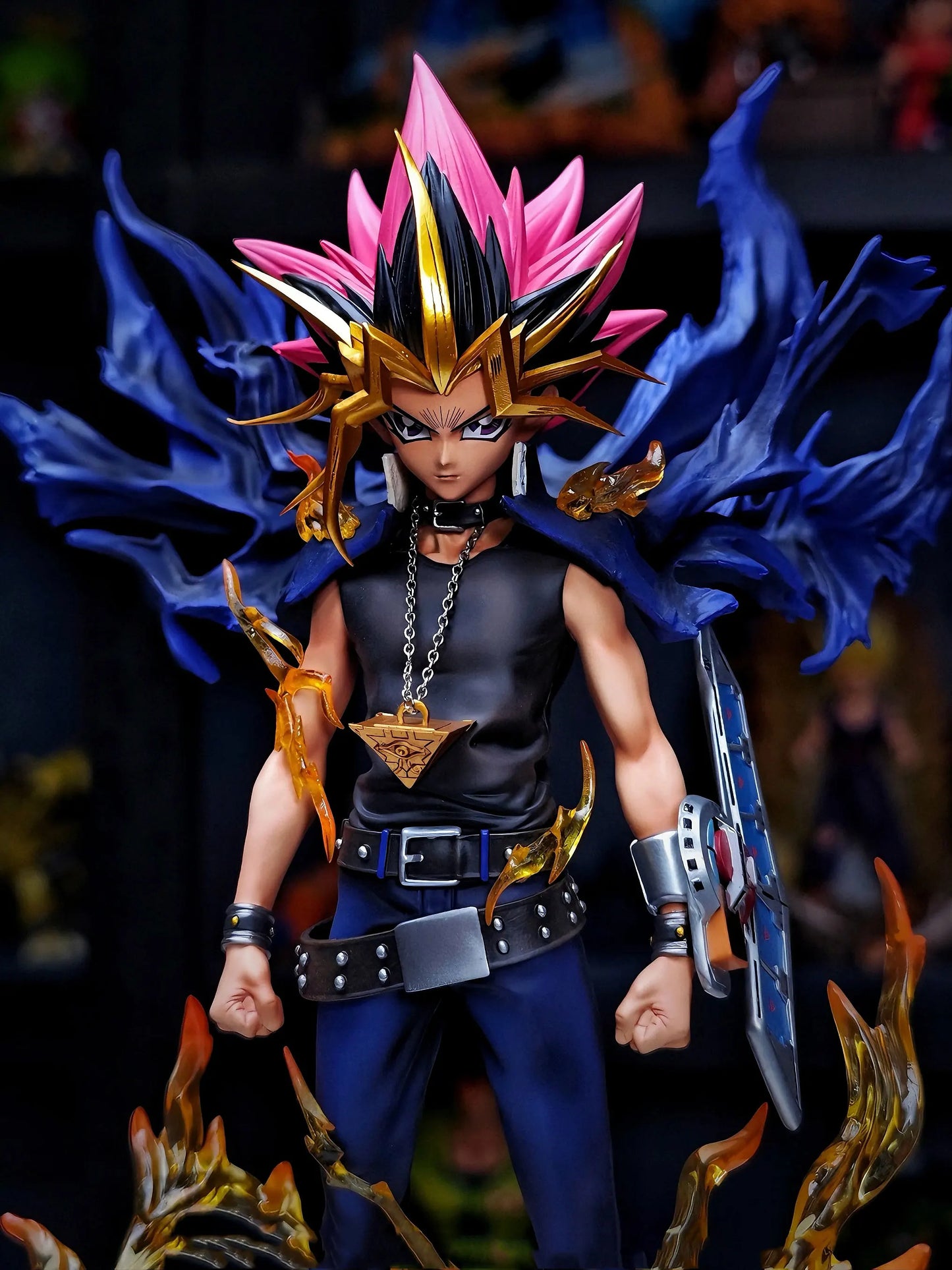 Yugi Muto Dark Game Action Figure - 28cm Duel Monsters PVC Statue, Collectible Ornament & Kids Toy Gift