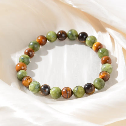 Prosperity & Abundance Healing Bracelet – Natural Stone Energy Jewelry for Relaxation, Success & Strength