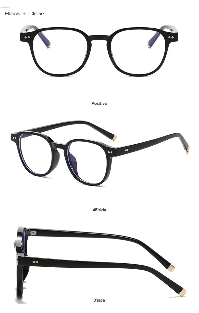 SHAUNA Retro Square Polarized Sunglasses — Fashion Rivet-Decorated Shades for Women & Men, UV400 Driving Sun Glasses