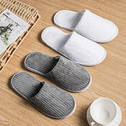 Winter Warm Plush Slippers for Women & Men – Non-Slip Fluffy Indoor House Slides for Bedroom Comfort Couple Home Shoes