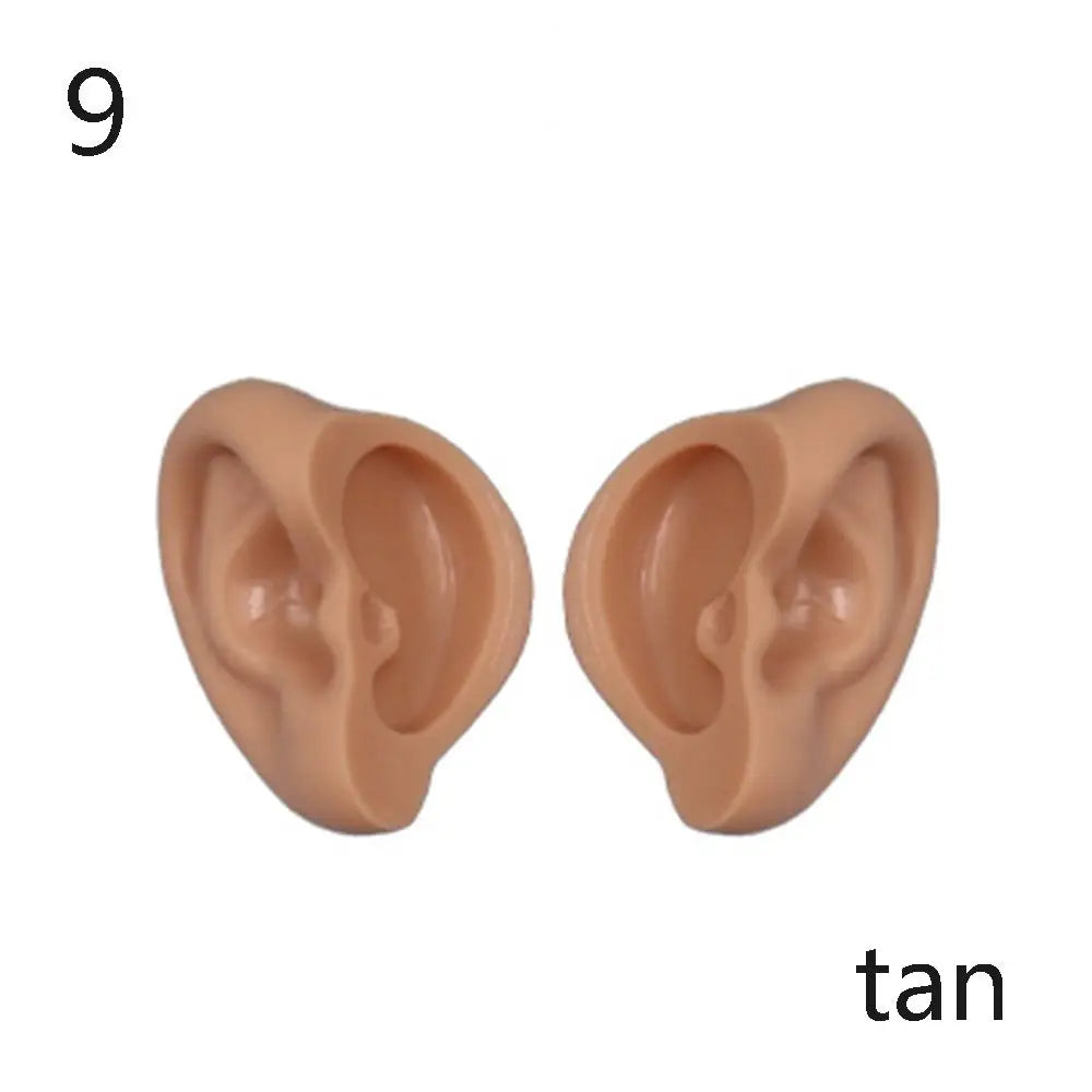 Blyth Doll Elf Ears – White, Tan, Dark & Black Skin Artificial Ear Accessories (Doll Only)