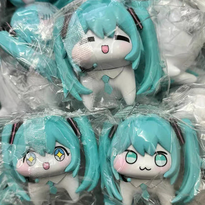 7cm Hatsune Miku Q Version Action Figure – Kawaii PVC Anime Desktop Decoration Toy