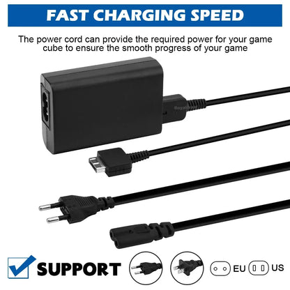EU/US Plug Wall Charger – AC Adapter Power Supply for Sony PSP/PSV 1000/2000/3000