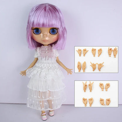 ICY DBS Blyth Doll – 1/6 Joint Body BJD Anime Doll, 30cm White Skin Matte Face Special Combo Toy