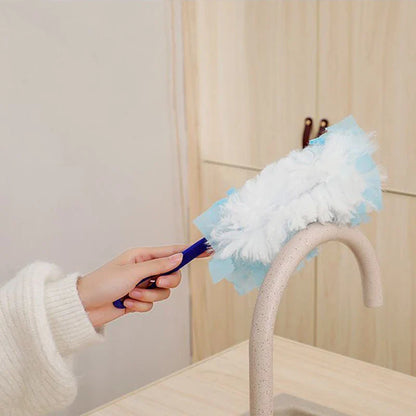 Replacement Microfiber Duster Heads – 10-60pcs Disposable Short Dusters for Home & Office Cleaning, Blinds & Surfaces
