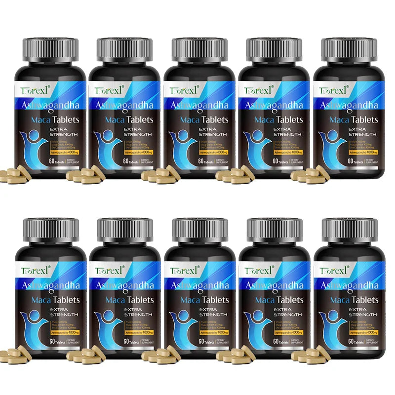 Ashwagandha Performance Support Supplement – Day & Night Formula for Energy, Endurance & Physical Vitality Optimization