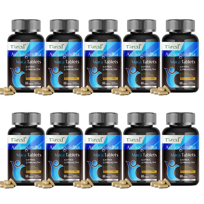 Ashwagandha Performance Support Supplement – Day & Night Formula for Energy, Endurance & Physical Vitality Optimization