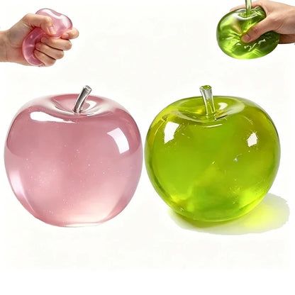 Squishy Apple Fidget Toy - Slow-Rising Fruit Stress Relief & Sensory Toy