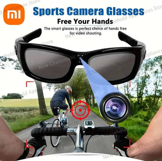 Xiaomi Sports Camera Glasses — Sense Bluetooth, Music & Call, Intelligent Recording, Waterproof, UV-Proof Outdoor Sports and Cycling Glasses