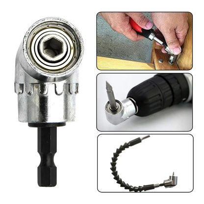 105 Degree Electric Drill Corner Attachment: Turning Screwdriver Joint Extension Socket Tool