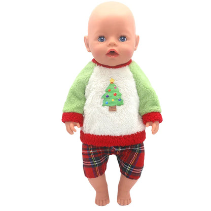 Baby Born Doll Clothes Set – Cute Jumpers, Rompers & Shoes for 13-18 Inch Newborn Dolls, Festival & Birthday Gift