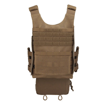 Tactical Vest LV119 Plate Carrier Set – Lightweight OTB Maritime Airsoft Hunting Vest with Underbelly Bag & Triple Mag Pouch