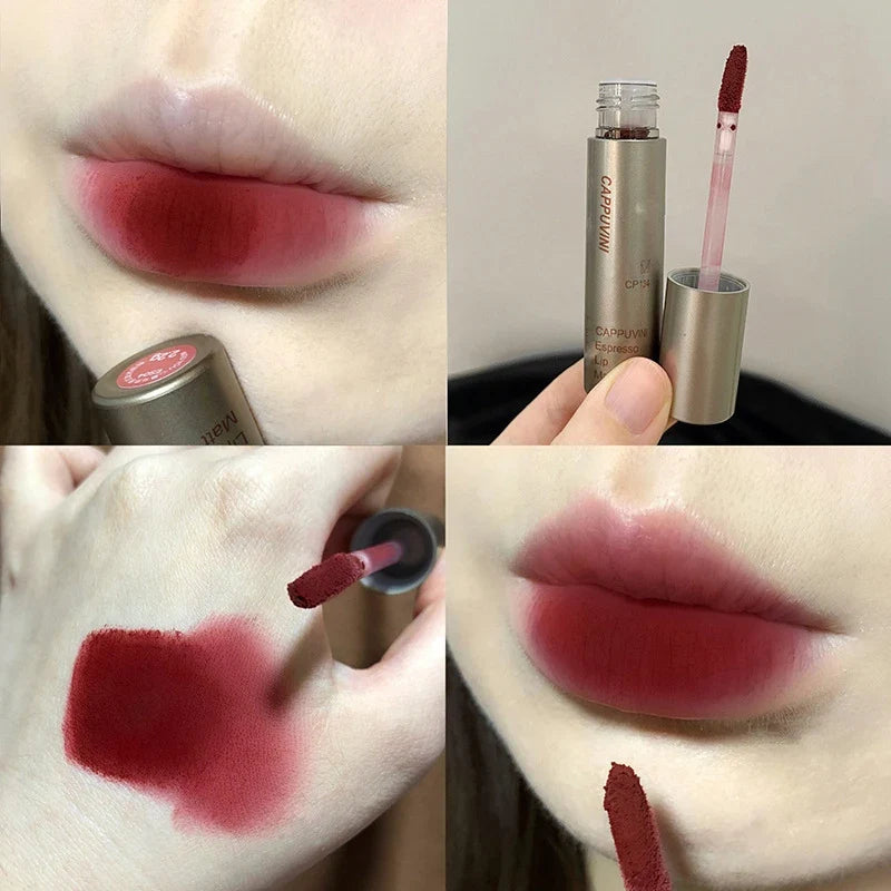 Velvet Matte Lip Gloss - Waterproof Smudge-Proof Non-Stick Liquid Lipstick