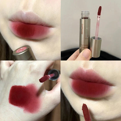 Velvet Matte Lip Gloss - Waterproof Smudge-Proof Non-Stick Liquid Lipstick